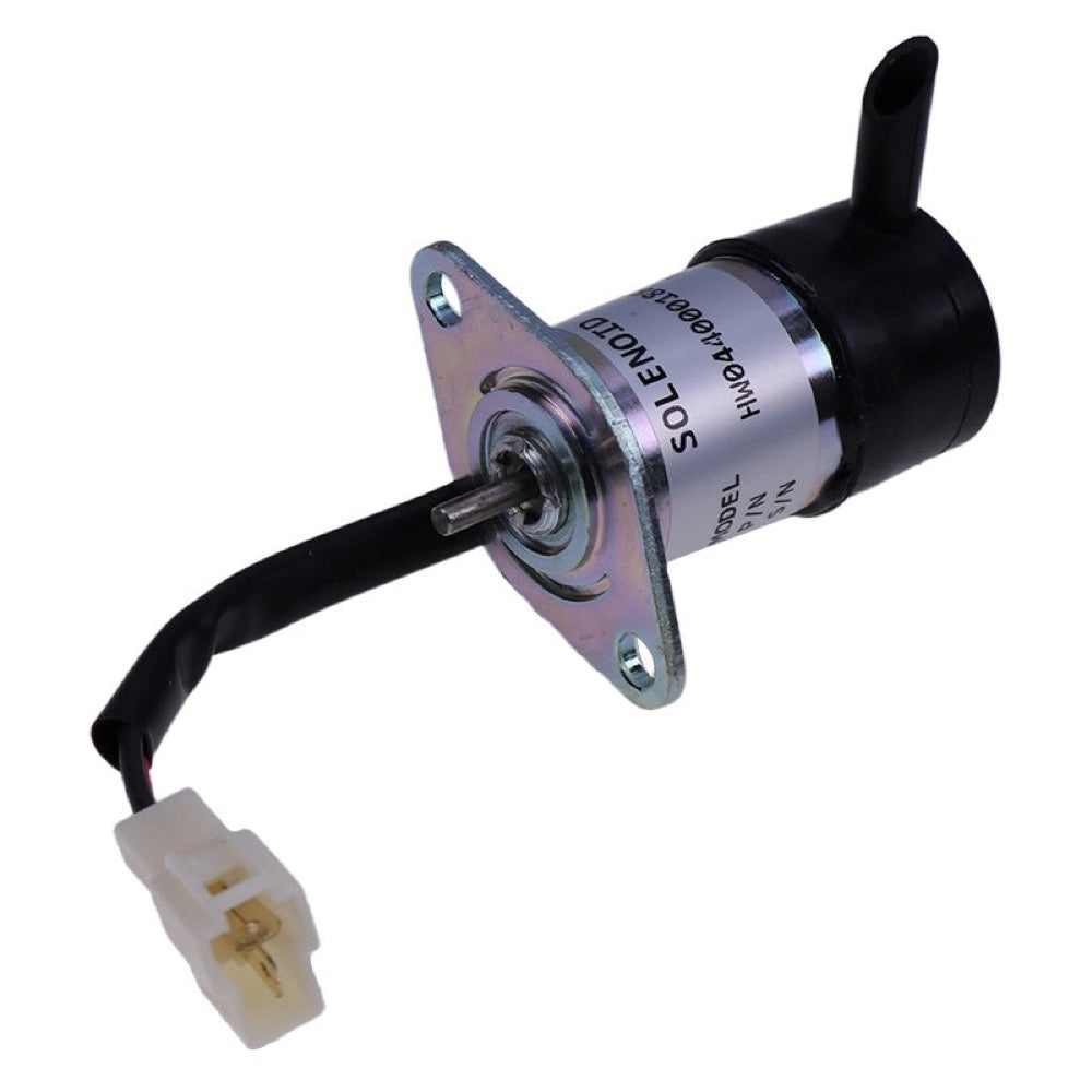 12V Stop Solenoid Valve 16271-60012 16271-60013 fits Kubota D1105 Engine BX2200D BX23D BX2670 KX41-2 KX61-2 KX71 KX91-2 F2400 FZ2100 R310 ZD1211